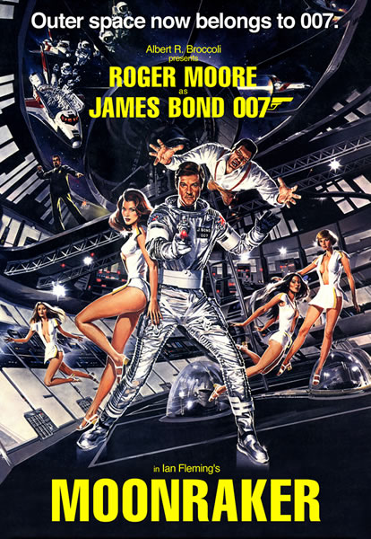 James Bond Moonraker poster