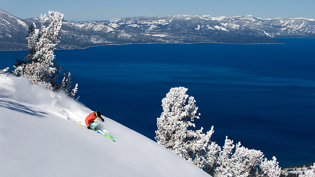 Skiing Heavenly Lake Tahoe