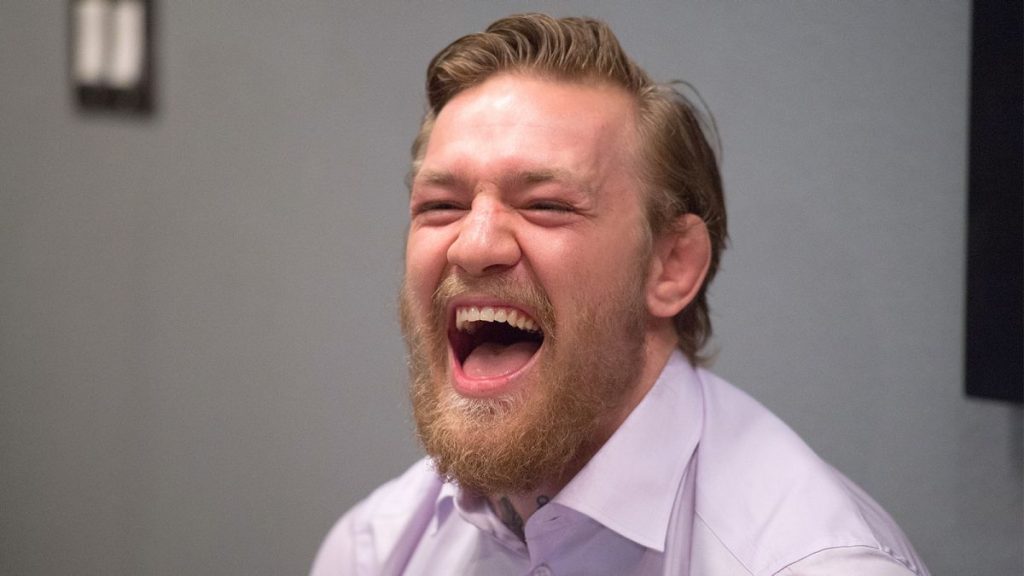 Swambunkered face Conor McGregor