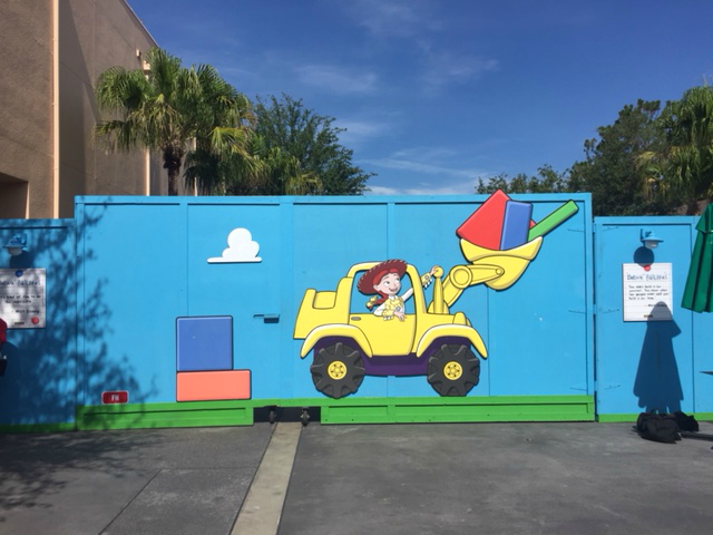Toy story land entrance picture