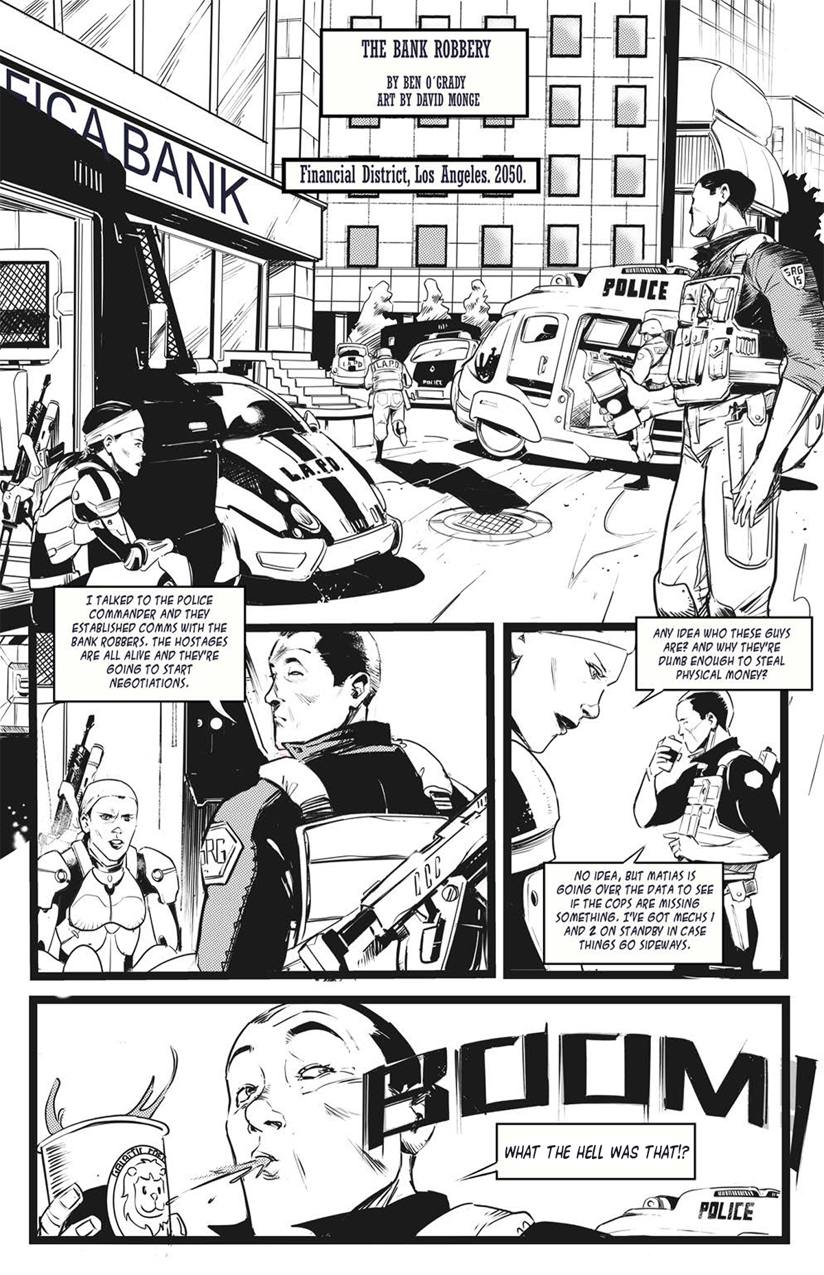 Bank Robbery page 1